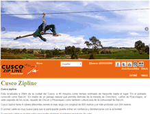 Tablet Screenshot of cuscozipline.com